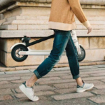 Women's 8 Inch Portable Electric Scooter Cross-Border Compact Foldable with Seat Smart Electronic Adult Accessory