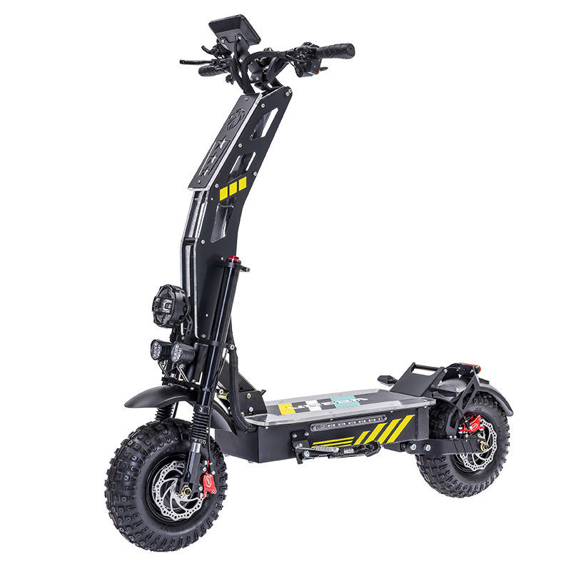 14-Inch High-Power Electric Off-Road Two-Wheel Scooter with Front and Rear Damper Hydraulic Brake 60V40Ah Dual Drive