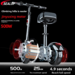 Electric Scooter for Adults Folding Lithium Battery 10-Inch Aluminum Alloy Two-Wheel Commuter 35km Range 18km/h Speed 200kg