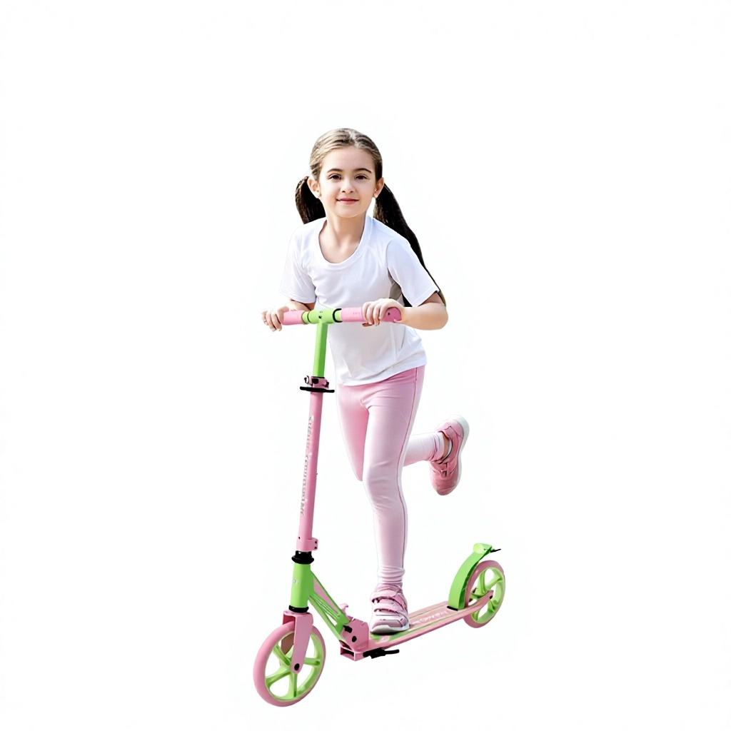 3-6 Years Beginners Two-Wheel Polyurethane Wheels Foldable Aluminum Alloy & PP Kids Scooter Wholesale Supply