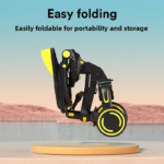 High Quality Baby Foldable Sunshade Tricycle Alloy Frame Training Wheels with Foam Wheels for 1-3 Years Old