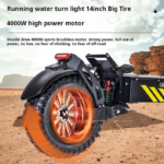 14-Inch High-Power Electric Off-Road Two-Wheel Scooter with Front and Rear Damper Hydraulic Brake 60V40Ah Dual Drive