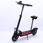10-Inch Folding Adult Electric Car Scooter with Double Shock Absorption and Disc Brake Skateboard Off-Road Style
