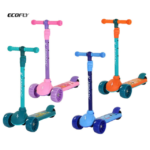 Manufacturer's Gift Foldable Flashing Pedal Scooter for Kids 1-6 Years Old Mi Gao Car Design Plastic Material