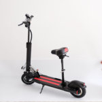 10-Inch Folding Adult Electric Car Scooter with Double Shock Absorption and Disc Brake Skateboard Off-Road Style