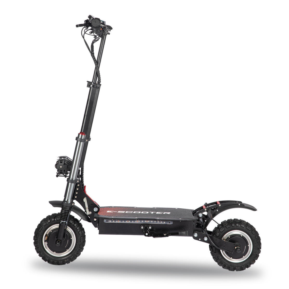 European American 11-Inch Super Power Dual Drive 5600W Foldable Aluminum Alloy Two-Wheel Scooter 31-40km/h Factory Direct