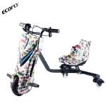 Children's 36V180W Electric Scooter with 6.5-inch Safety Drift Three Wheels Rotating 360 Degrees