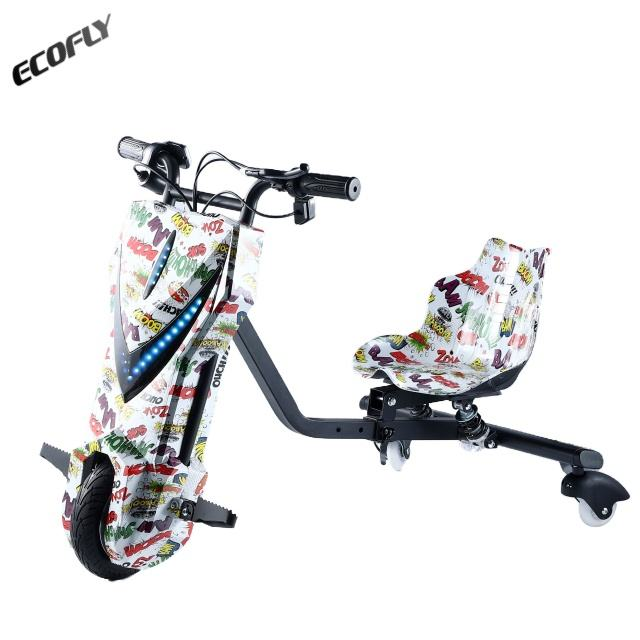Children’s 36V180W Electric Scooter with 6.5-inch Safety Drift Three Wheels Rotating 360 Degrees