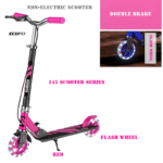 145 SERIES Portable Foldable Iron & Steel Kick Scooter for Kids 2 Big Wheels Outdoor Activities for Children