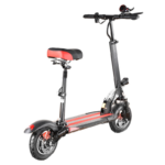 800W 10-Inch Electric Scooter Foldable Aluminum Alloy Two-Wheeler with Seat Mini Electric Car