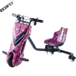 ECOFLY Hot Selling 36V180W 6.5-inch Three-Wheel Scooter for Children 60kg Electronic for <30km/h Max Speed 11-20km Range