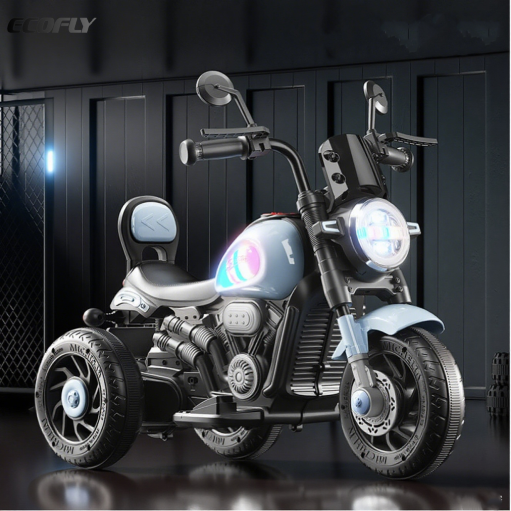 2026Factory-Offered Rechargeable Dual-Drive Electric Tricycles Motorcycles Kids Ride-on Toys for Boys Girls Sports Entertainment