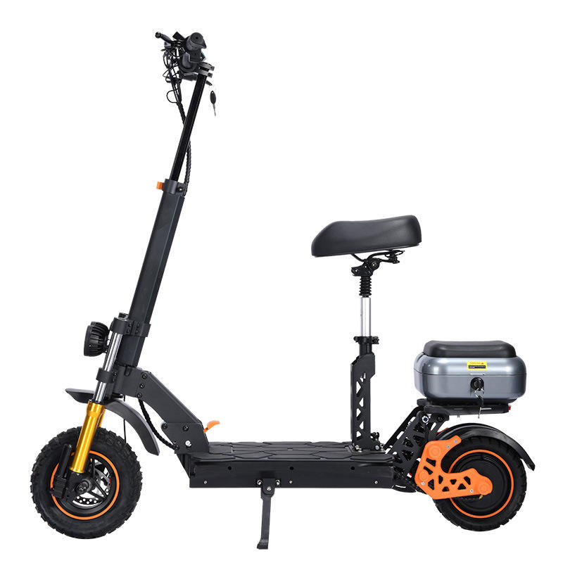 1000W 48V Electric Folding Scooter for Adults 15A20A Off-Road 10 Inch Aluminum Alloy Two-Wheel Car Electronic Smart Type