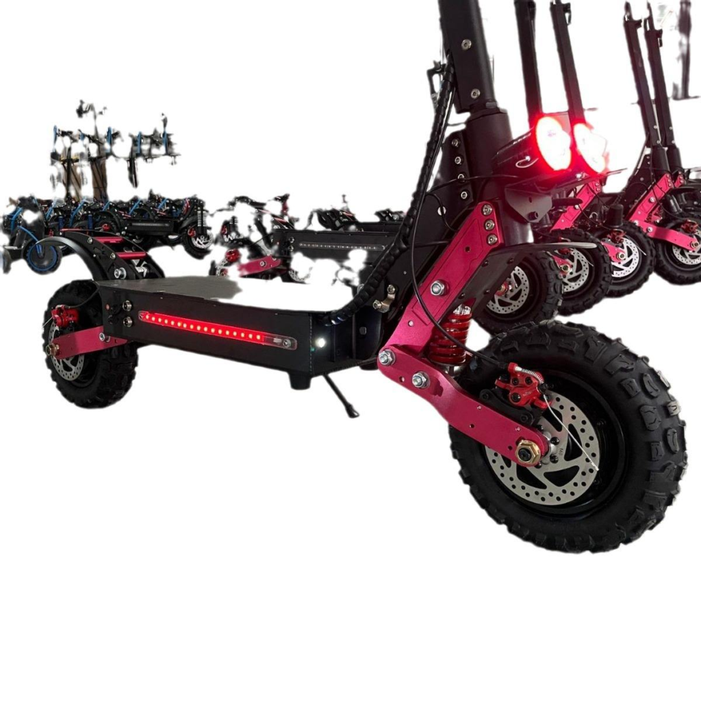 2026 2400W Electric Scooter 11 Cross-Country Double-Drive Model with Mechanical Shock Absorption Electronic Smart Type