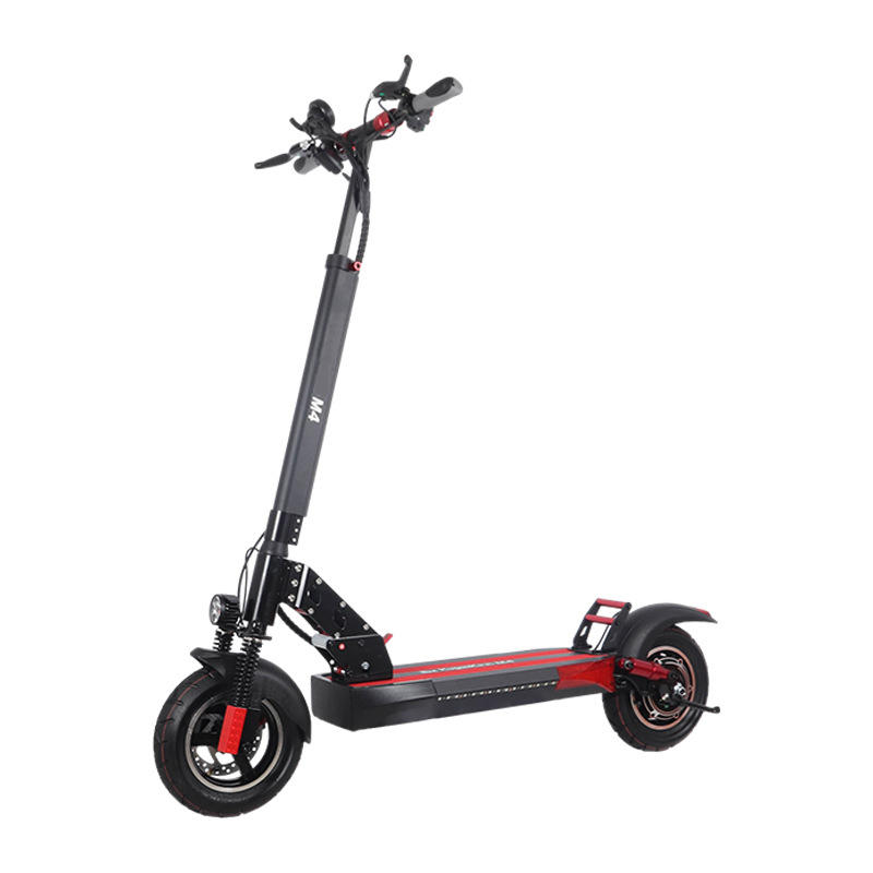 2026 Portable Foldable 10 Inch Lithium Battery Adult Electric Scooter New Shock Absorption Two-Wheel Riding Scooter