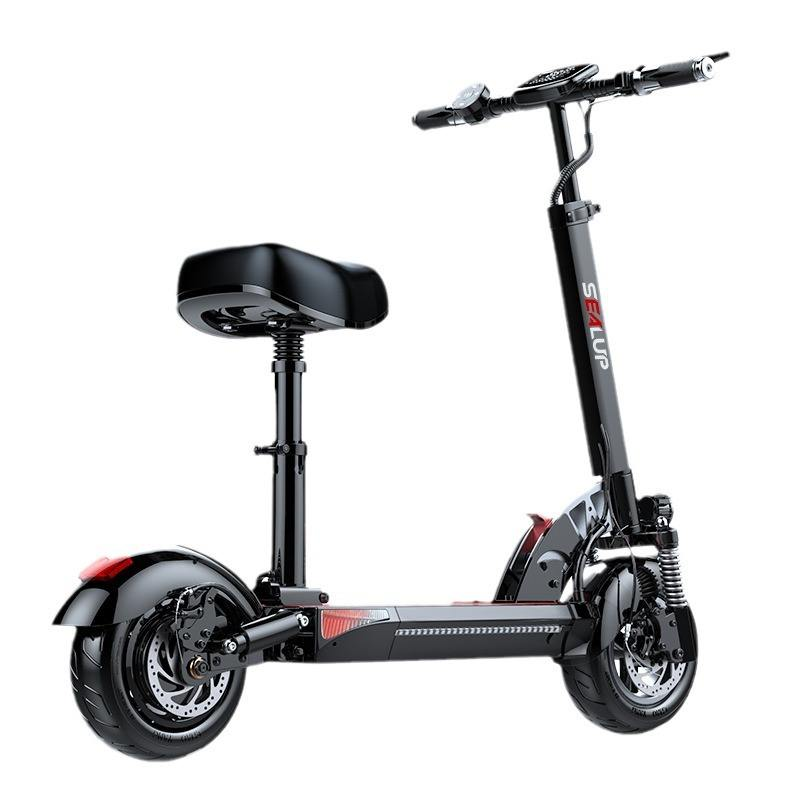 Xiluo Electric Scooter Adults Folding Lithium Battery 10-Inch Aluminum Alloy Two-Wheel Commuter 35km Range 18km/h Speed 200kg