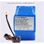 ECOFLY 36V 2400mAh 10S2P Li-ion Battery Pack 4.4Ah for Hoverboard Self Balancing Scooter with XT60 Plug