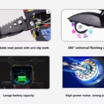 Children's 36V Electric Scooter Street Dance 250W 8-Inch Three-Wheel 80kg Load Bearing Drifting Scooter