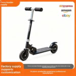 Factory-new Casual Daily-use Iron Foldable Scooter for Commuting and School; Outdoor Use for Children