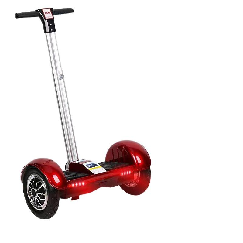A8 Electric Balance Two-Wheel Scooter for Adults Children Customizable 10 Inch Sense Tail with Smart App Armrests Riding App