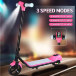 ECOFLY Hot Selling 6.5inch Foldable Aluminum Alloy Electronic Child Toy Kids' Electric Scooter-Two-Wheel Height Adjustable