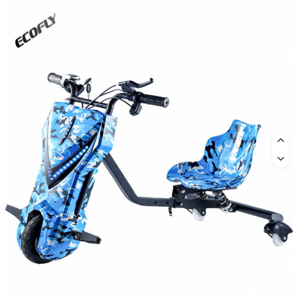 8-Inch Electric Scooter  for Enabled Eco-Friendly Drift Tricycle with Flashing Lights