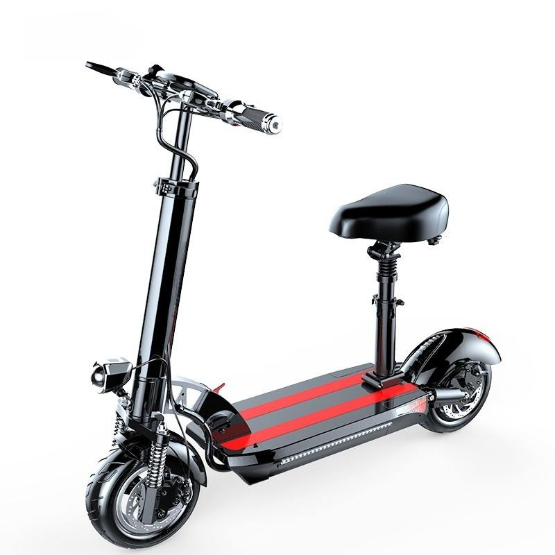 Wholesale 48v 500W/1000W Electric Scooter Fast Off-Road Foldable Two-Wheel Adult Golf Scooter with Comfortable Seats