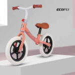 PINK Children's Balance Bike Stroller 12" Wheels High Adjustable Walker Kid Scooter 30kg Load