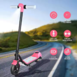 ECOFLY Hot Selling 6.5inch Foldable Aluminum Alloy Electronic Child Toy Kids' Electric Scooter-Two-Wheel Height Adjustable