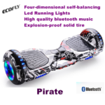 6.5 Inch Electric Hoverboard for Kids and Adults with Bluetooth/LED Self-balancing Scooter OEM/ODM Support