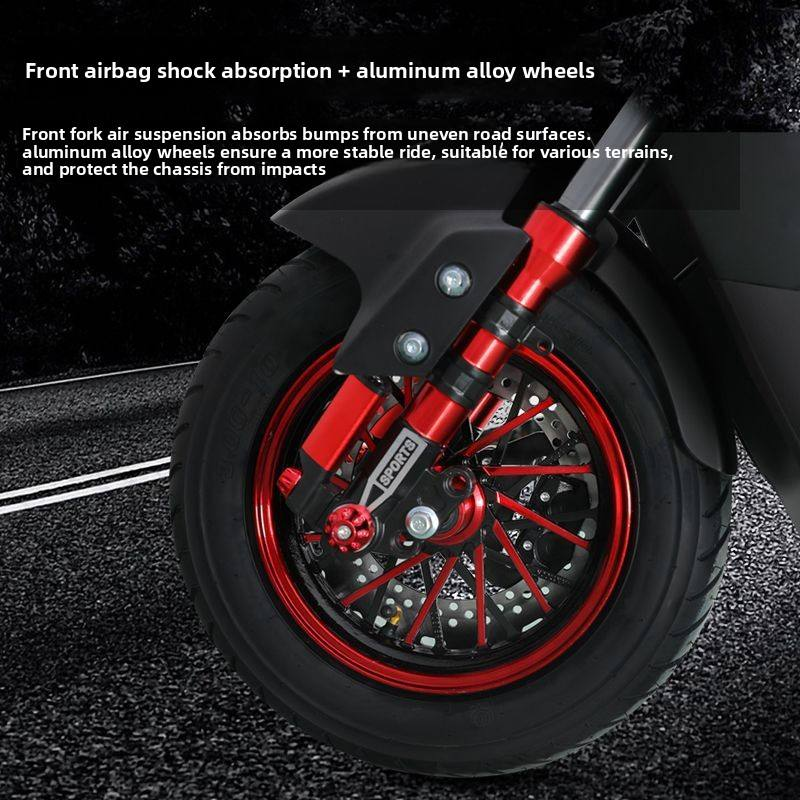 Delivery Special China Electric Motorcycle 72V 1500W 70km/h Long-Distance King Plate Eligible New Design