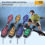 6+ Years Children Hoverboard, Beginners Style with Glow-in-the-Dark Swivel PP Deck for Kids & Teens