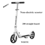 Outdoor Activities Straight 2 Big Wheels Kids Scooter Portable Foldable Kids Iron & Steel Kick Scooters for Child and Adults