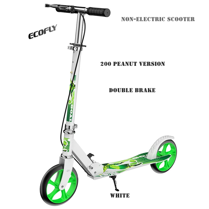 ECOFLY 200 Series Outdoor Magic Weapon Portable Two-Wheel Foldable Height-Adjustable Steel Kids Kick Scooter Ages 3-12 Max Speed
