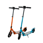 2026 Children's Two-Wheel Electric Scooter New Folding Design with Light-Emitting Wheel Baby Carriage