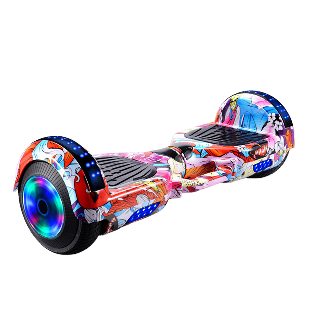 8-Inch Smart Self-Balancing Electric Scooter LED Lights 350W Hover Board for Bluetooth Connectivity Aluminum Alloy for Off-Road