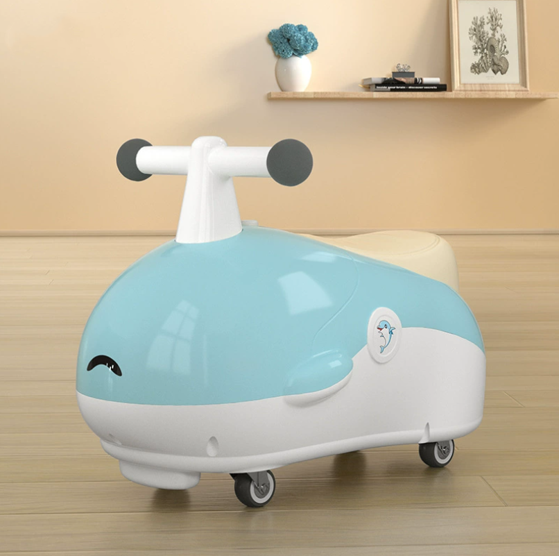 2026 Ecofly Age 1-3 Twisting Car Educational Toy-Comfortable & Flexible Plastic Blue/Grey Baby Gift for Men & Women