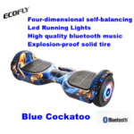 Blue 6.5 Inch Electric Hoverboard for Kids and Adults with Bluetooth/LED Self-balancing Scooter OEM/ODM Support