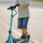 Hot Selling 5.5inch Foldable Aluminium Alloy 2-Wheel Electric Scooter Smart Electronic Child Toy for Outdoor Use