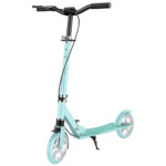 Urban Campus Kids Pedal Scooter Steel Frame Foldable Design PU Wheels Shockproof for 8-12 Year Old