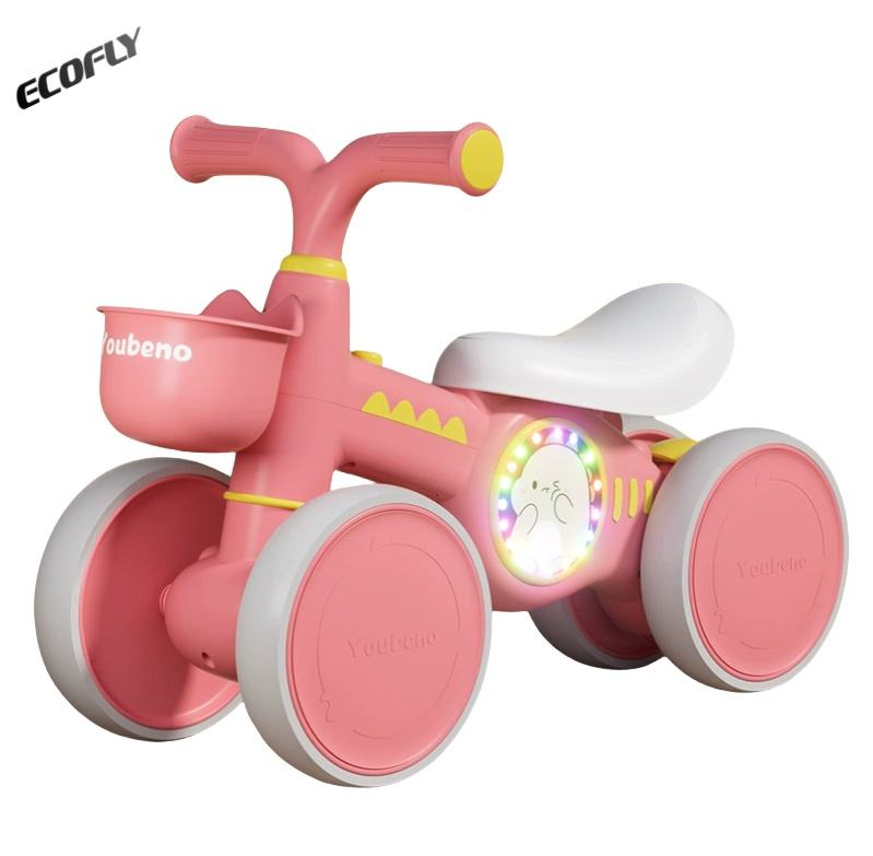 2026 New Style Four-Wheel Walker for 1-3 Years Old Kids' First Ride Balance Scooter Foot-Free Sports Entertainment for Toddlers