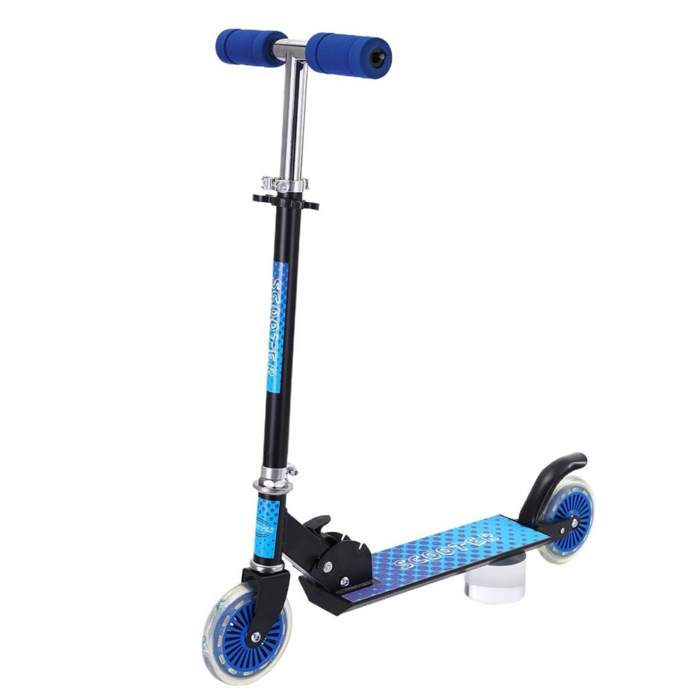 Foldable Iron Daily-Use Scooter, Factory-New Casual Style for Children School and Outdoor Play