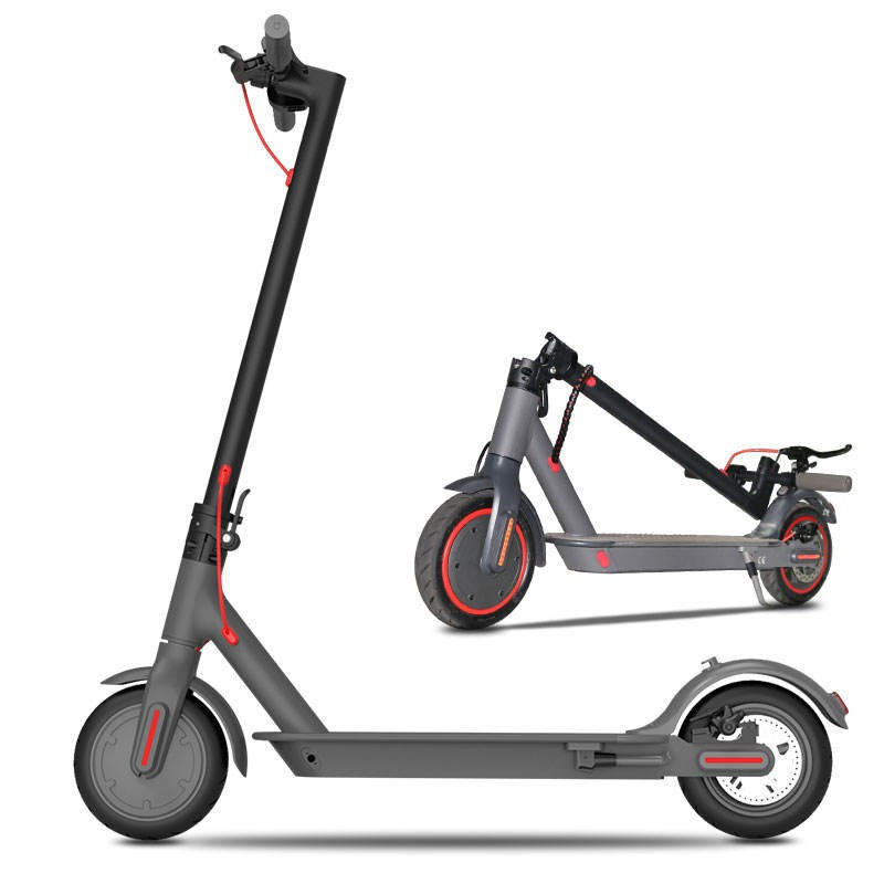 8 Inch Lightweight Folding Electric Scooter for Women Portable Smart Two-Wheel Vehicle