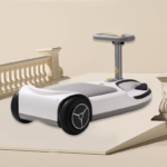 2024 Newest Design Dual Motor 24v Electric Pedal Scooter Kids' Ride-on Go-Kart Battery Powered Toy Car Drift Car for Children