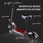 Unisex for Inokim for Janobike Monopattino Two-Wheel Cruiser Electric Scooter with Seat Two-Wheeled Electric Scooters with High