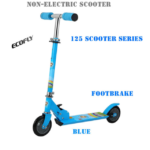 Tenboom Kids Aluminum Kick Scooter with PU Wheels Two-Wheel Height Adjustable Foldable Handlebar Ages 3-12