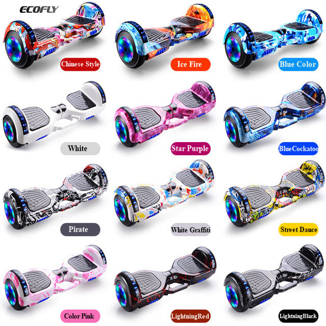 Electric Two-Wheel Scooter for Adults and Students Body-Feeling Skateboard Parallel Car for 6 to 12 Year-Old Children