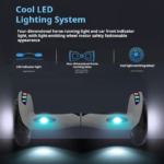 10-Inch Electric Balance Scooter with Intelligent Self-Leveling Double-Wheel Cart Light-Emitting Wheel 350W Motor Power