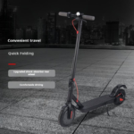 36V Mini Electric Scooter for Adults 9 Inch Foldable Work Pedal with Rear Shock Absorber Smart Electronic Two-Wheeler