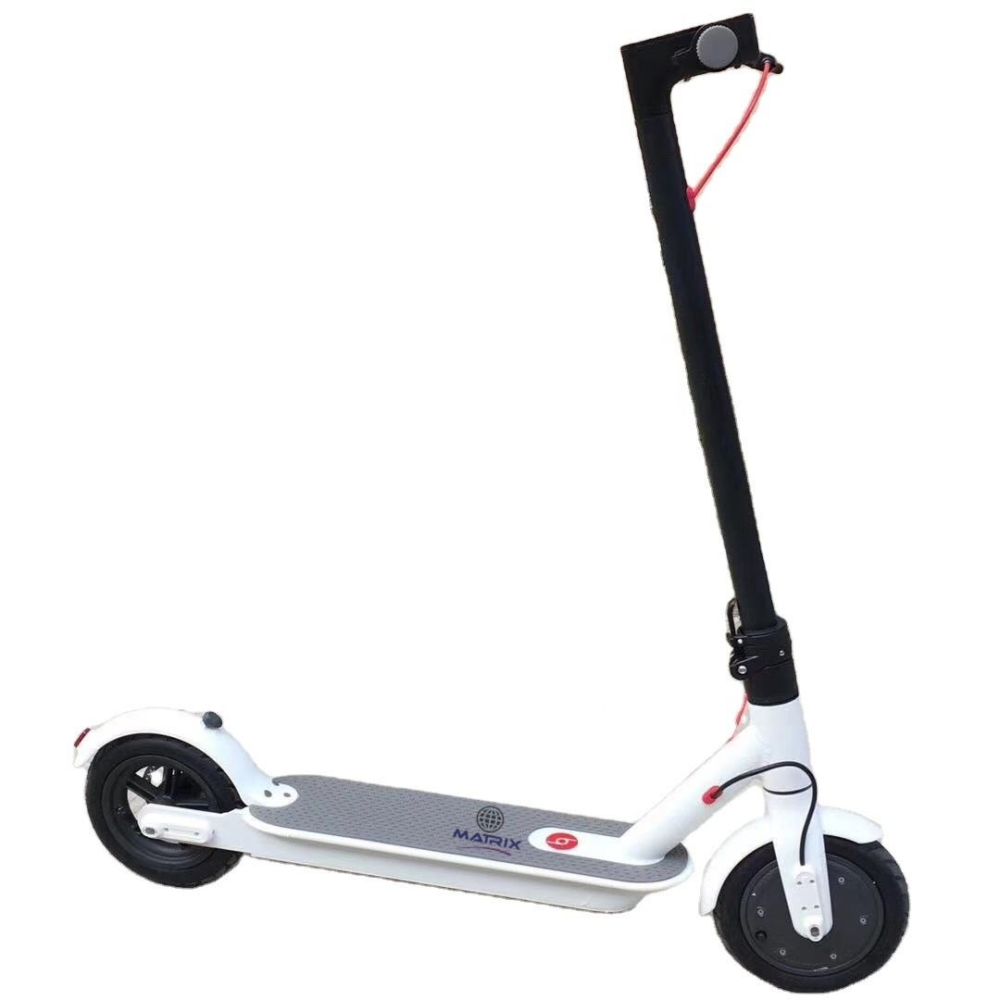 White Fashion Smart Commute Electric Scooter 36V 7.8Ah Large Battery High Performance New Stock
